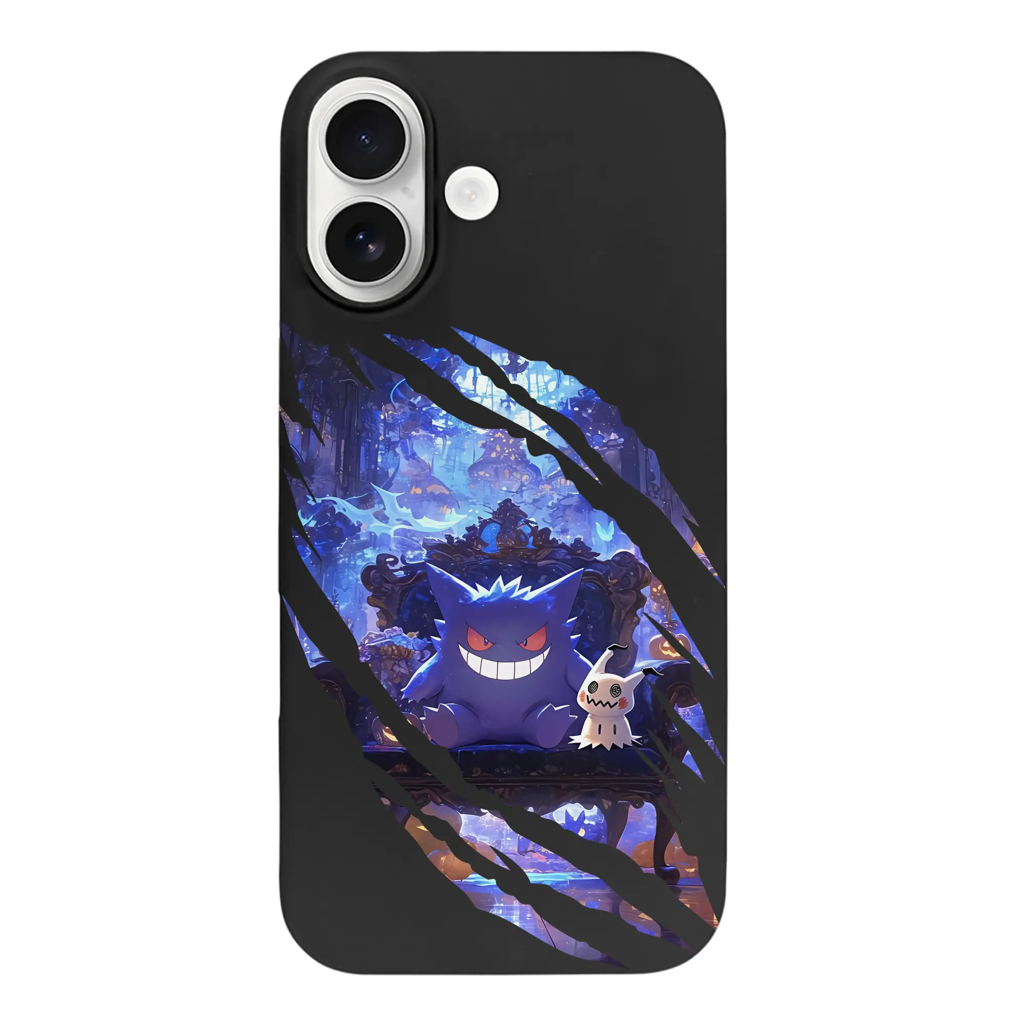 ポケモン グッズ,ゲンガー - iPhone 17 シリーズ シリコンケース 薄型 耐衝撃 指紋防止 ソフトタッチカバー 精密フィット 傷防止 保護ケース iPhone 17/17 Air/17 Pro/17 Pro Max 対応